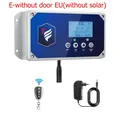 Porte de poulailler électrique automatique avec télécommande – Couleur E-without door EU