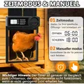 Porte de poulailler électrique LCD anti-pincement – 5