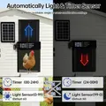 Porte de poulailler solaire 4 modes avec minuterie et capteur lumineux – 5