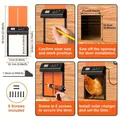 Porte de poulailler solaire 4 modes avec minuterie et capteur de lumière – 4