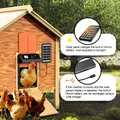 Porte de poulailler solaire 4 modes avec minuterie et capteur de lumière – 5
