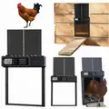 Porte de poulailler solaire avec télécommande et minuterie – 1