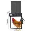 Porte de poulailler solaire avec télécommande et minuterie – 7