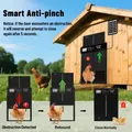 Porte de poulailler solaire intelligente anti-pincement avec minuterie – 3