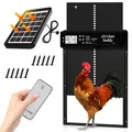 Porte de poulailler solaire intelligente anti-pincement avec minuterie – 1