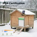 Porte de poulailler solaire intelligente avec minuterie et capteur de lumière – 4
