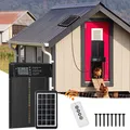 Porte de poulailler solaire intelligente avec télécommande et minuterie – 1