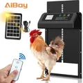 Porte de poulailler solaire intelligente en acier inoxydable programmée – 1
