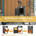 Porte de poulailler solaire pivotante anti-pincement avec minuterie – 6