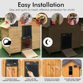 Porte de poulailler solaire XL 4 modes avec minuterie et capteur – 6