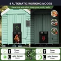 Porte de poulailler solaire XL avec écran LCD, minuterie et télécommande – 5