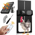 Porte de poulailler solaire XL avec écran LCD, minuterie et télécommande – 1
