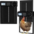 Porte poulailler automatique alimentée par batterie avec minuterie – 1