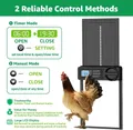 Porte poulailler automatique alimentée par batterie avec minuterie – 3