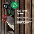 Porte poulailler automatique alimentée par batterie avec minuterie – 4