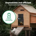 Porte poulailler automatique alimentée par batterie avec minuterie – 6