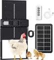 Porte poulailler automatique alliage aluminium avec télécommande – Couleur black