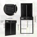 Porte poulailler automatique alliage aluminium noir – 8