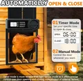 Porte poulailler automatique aluminium minuterie intelligente – 2
