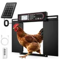 Porte poulailler automatique double ouverture anti-pincement – Couleur black