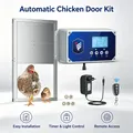Porte poulailler automatique étanche avec télécommande – 1