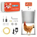 Porte poulailler automatique étanche avec télécommande – Couleur with door
