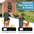 Porte poulailler automatique ferme minuterie sur batterie – 2