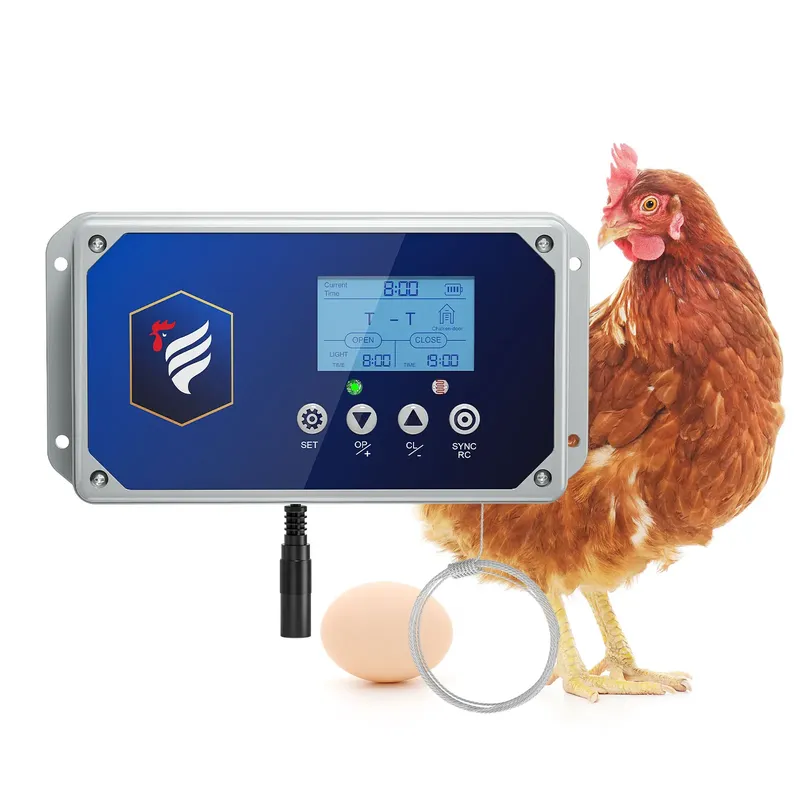 Porte poulailler automatique moteur amélioré avec 2 télécommandes