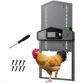 Porte poulailler automatique piles détecteur de lumière – Couleur black