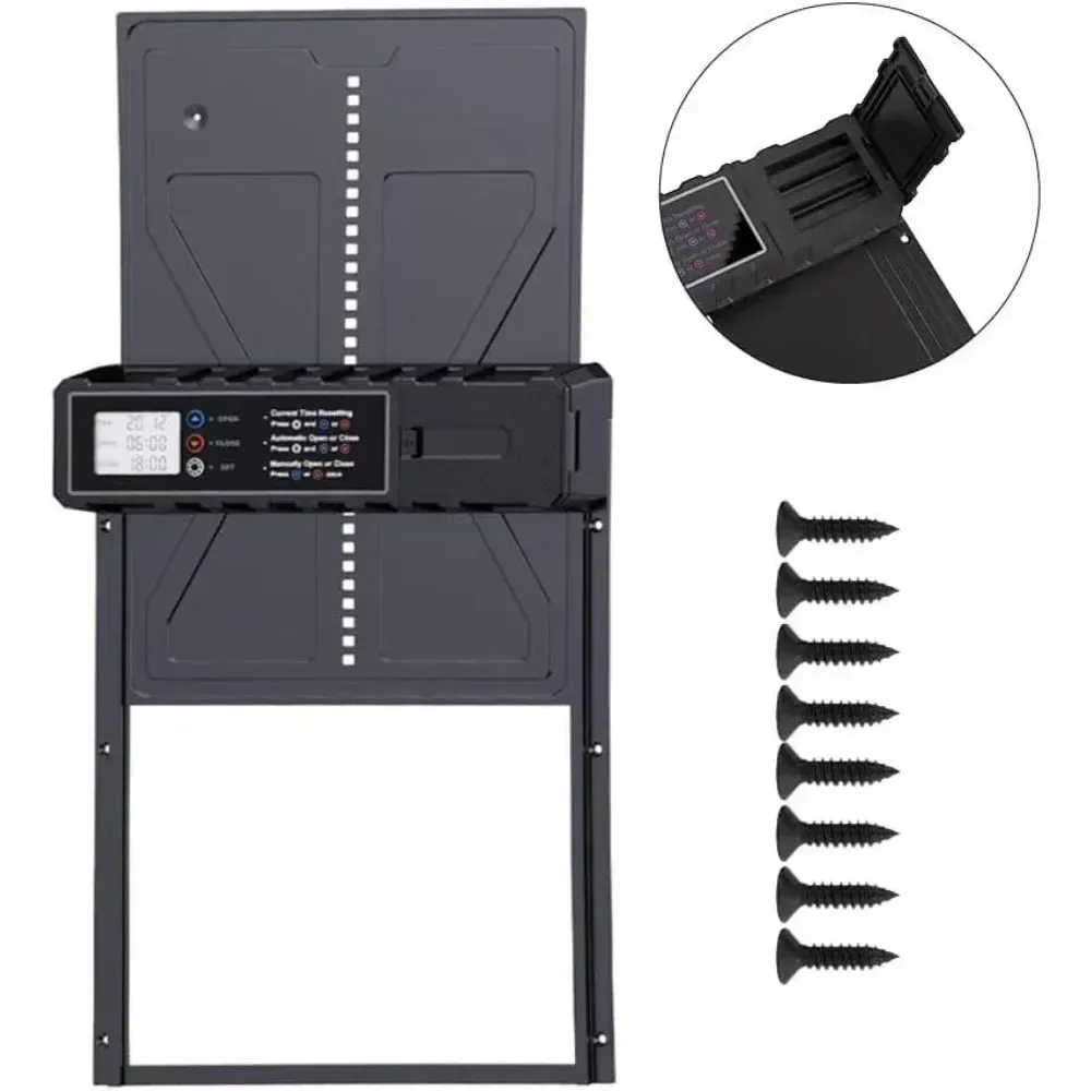 Porte poulailler automatique télécommande et minuterie