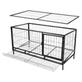 Poulailler 120x58x62 cm avec collecte d'œufs – 6