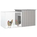 Poulailler acier galvanisé 200x91 cm antirouille – 7