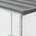 Poulailler acier galvanisé 203x98 cm avec toit – 3