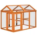 Poulailler bois 140 x 88,5 x 106 cm naturel – Couleur Wood Natural