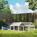 Poulailler bois 240x112 cm avec nichoir ouvrable – 2