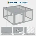 Poulailler bois pliable gris ventilé gain de place – 5