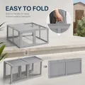 Poulailler cage lapin bois pliable portable sans assemblage – 5