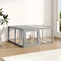 Poulailler cage lapin bois pliable portable sans assemblage – 7