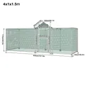 Poulailler et enclos extérieur avec toit PE résistant – 4