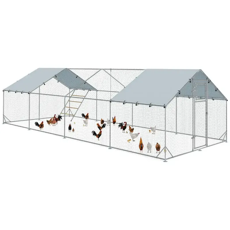 Poulailler extérieur 24 à 30 poules avec bâche