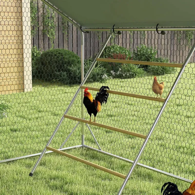 Poulailler extérieur 24 à 30 poules avec bâche