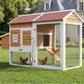 Poulailler extérieur 4 poules avec nichoir et tiroir – 1