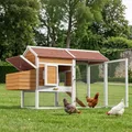 Poulailler extérieur 4 poules avec nichoir et tiroir – 3