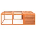 Poulailler extérieur en bois avec enclos pour lapins – 2