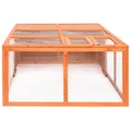 Poulailler extérieur en bois avec enclos pour lapins – 4