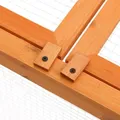 Poulailler extérieur en bois avec enclos pour lapins – 6