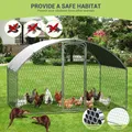 Poulailler métal galvanisé 9,8x6,5 pieds avec couverture anti-UV – 6