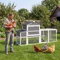 Poulailler mobile en bois 80 pouces 4-6 poules – 7