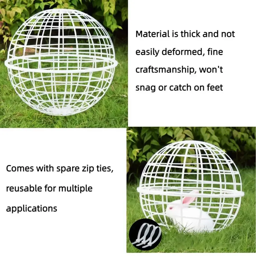 Poulailler mobile sphérique roulant pour poussins et lapins