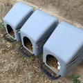 Poulailler plastique résistant intempéries ventilé toutes saisons – 4